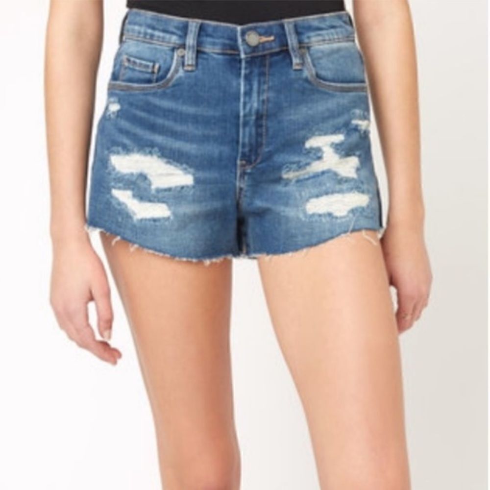 Blank NYC The Lenox Distressed Jean Shorts Size 26